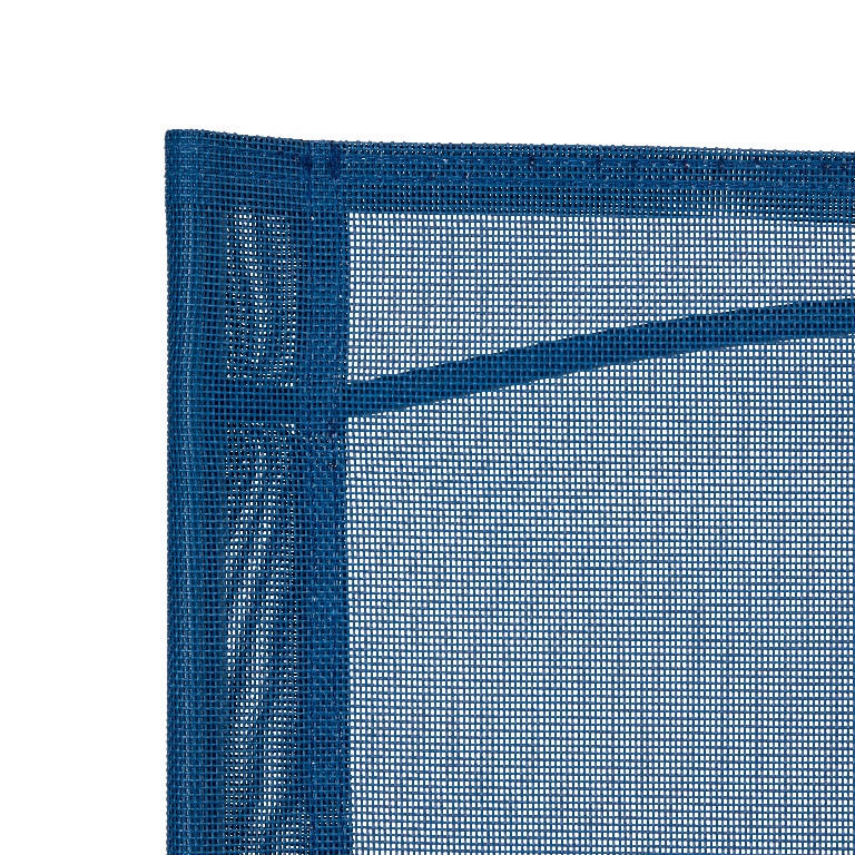 Scaun de gradina, pliabil, albastru, poliester/otel, 50 x 46.5 x 84.5 cm • GoodHome Saba