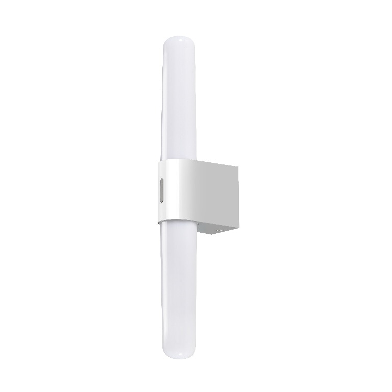 Aplica LED, 1 x 9 W, argintiu, plastic 