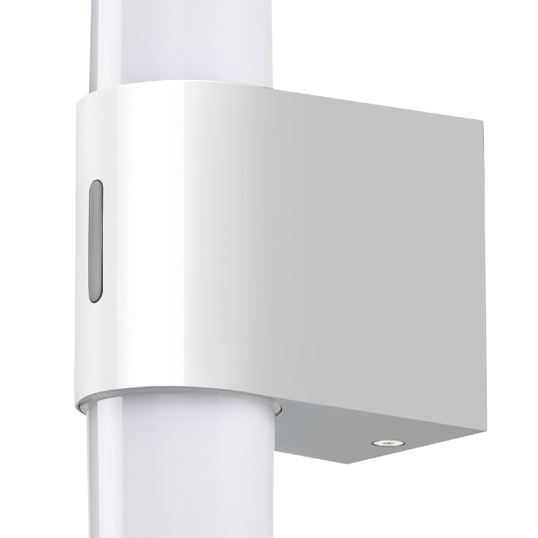 Aplica LED, 1 x 9 W, argintiu, plastic 