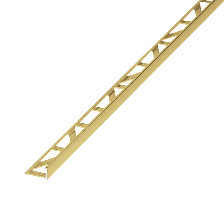 Profil drept, 8 mm, aluminiu, auriu