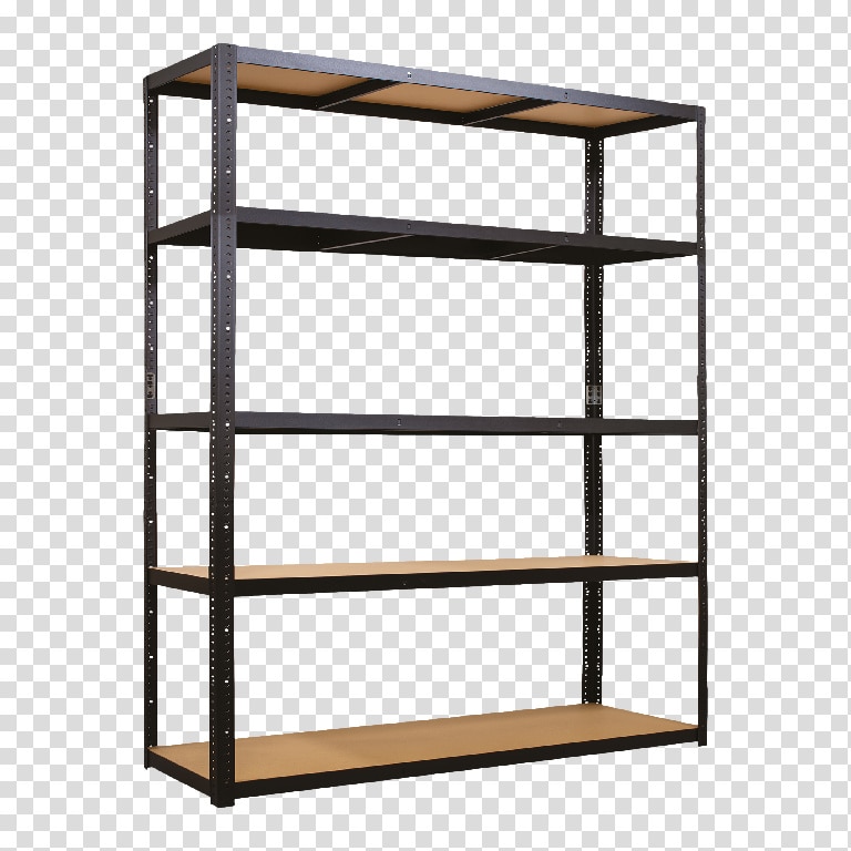 Raft metalic, gri, 5 polite, 179 x 120 x 40 cm