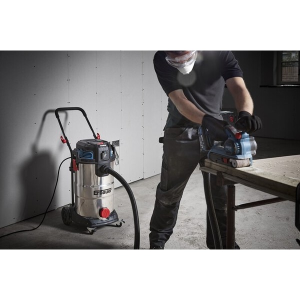Aspirator 2 in 1 Erbauer, umed si uscat, 40 l, 1400 W