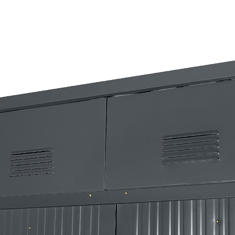 Magazie tip casuta metalica de gradina, 267 X 310 X H177-199 cm, 8.3 mp   GoodHome