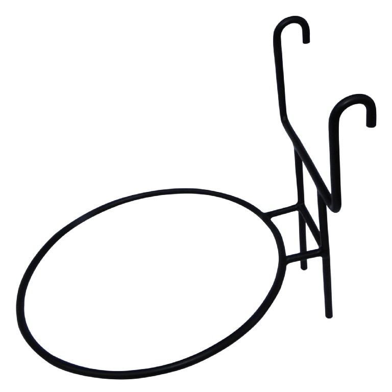 Suport ghiveci din metal, negru,  15 cm inaltime  Verve