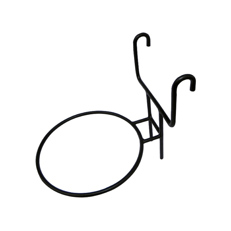 Suport ghiveci din metal, negru,  14 cm inaltime  Verve