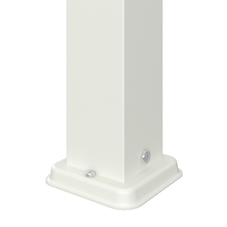 Pavilion gradina, patrat, alb, 300 x 300 cm, 225 cm inaltime GoodHome Formentera