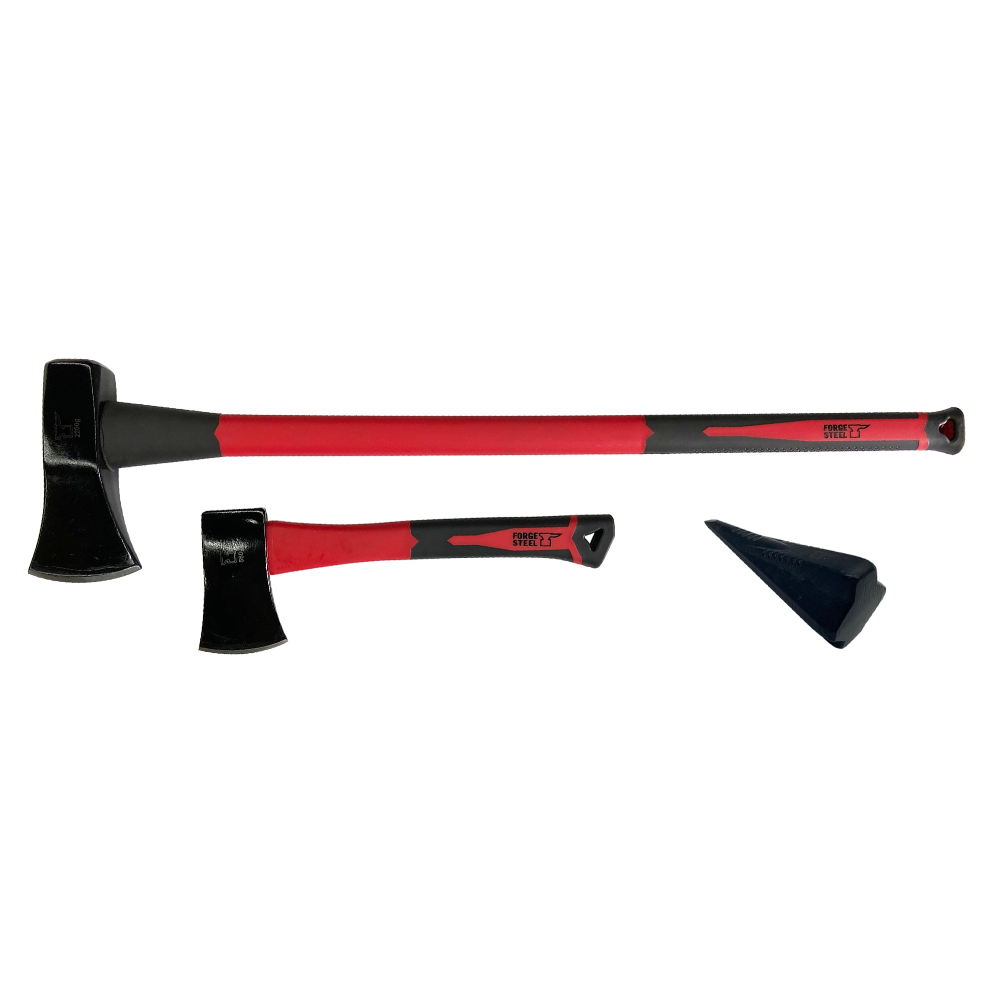 Set 2 Topoare Forge Steel Compozit