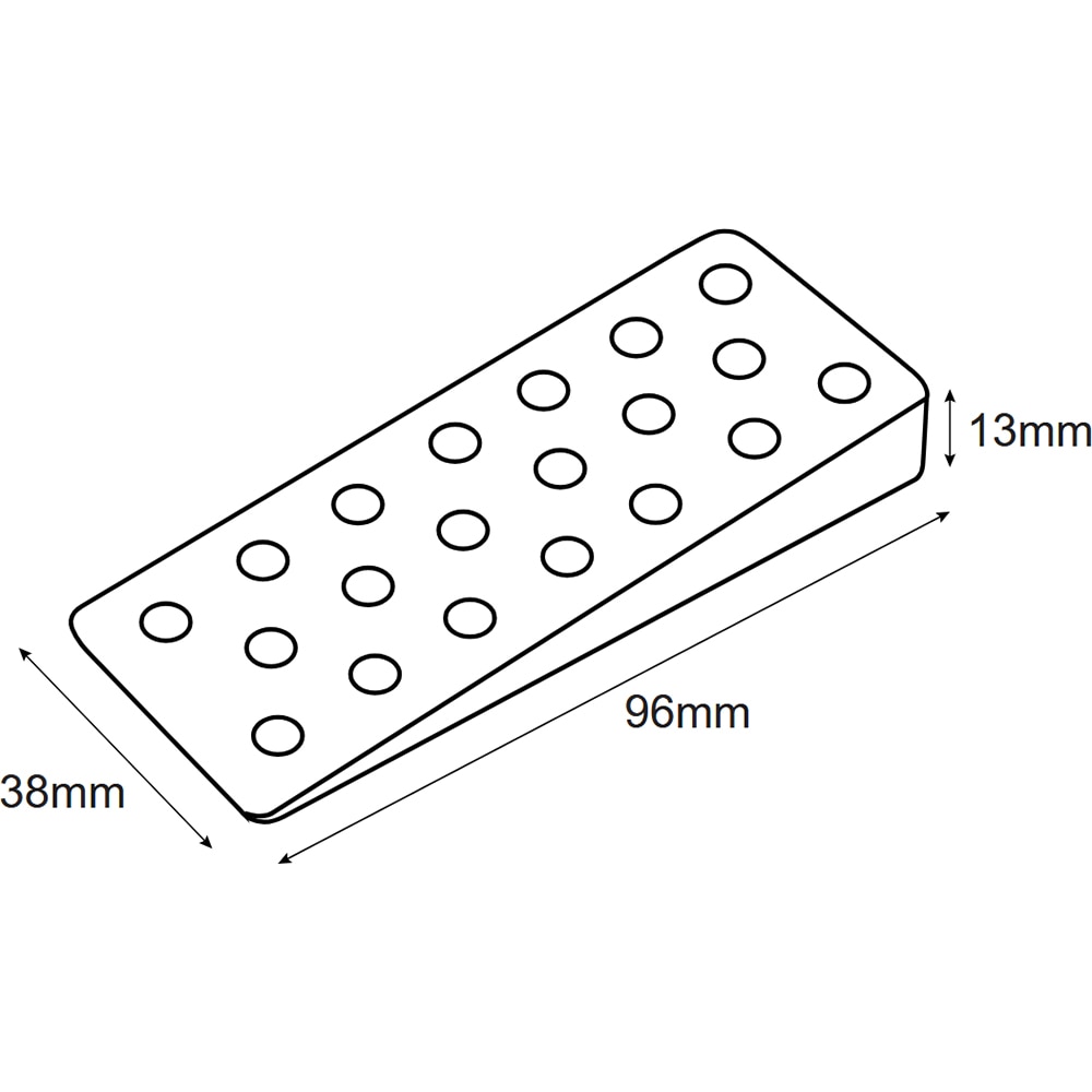 Opritor usa Smith & Locke, 96 x 38 mm, PVC, transparent