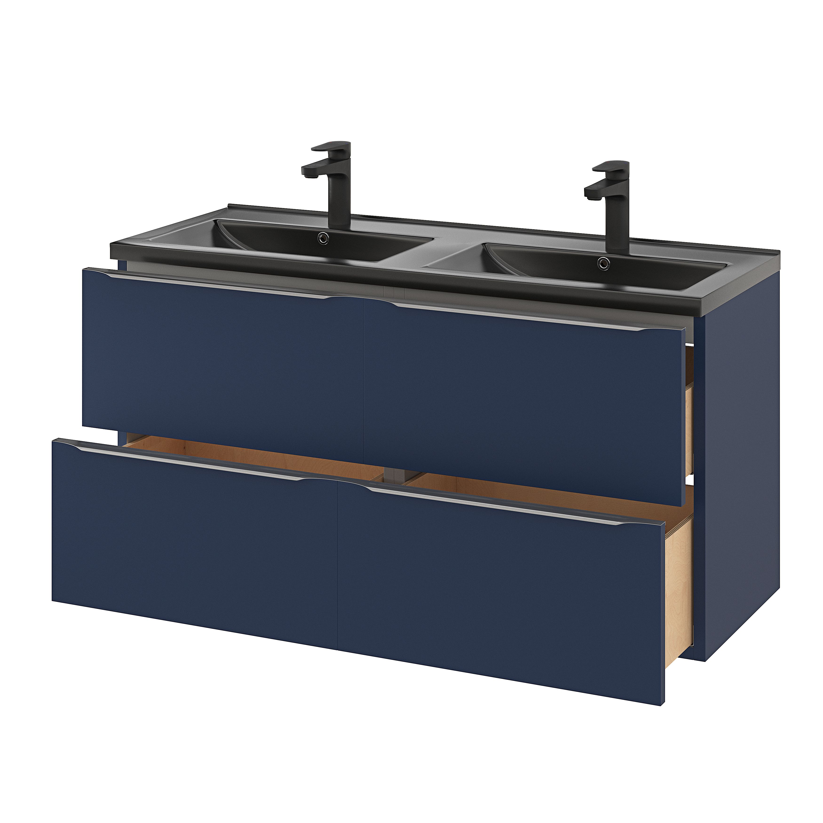 Baza pentru lavoar, suspendata, Albastru, 120 x 60 cm  GoodHome Imandra