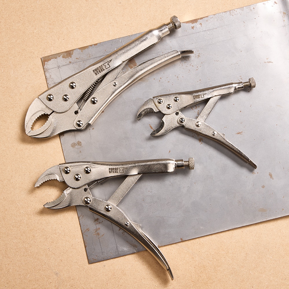 Cleste autoblocare FORGE STEEL, otel, 13.8 / 18.5 / 22.6cm, 3buc