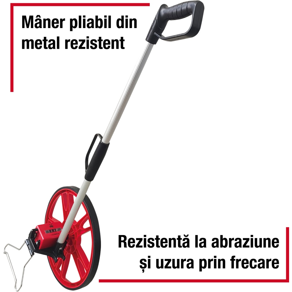 Roata masurare FORGE STEEL, rosu