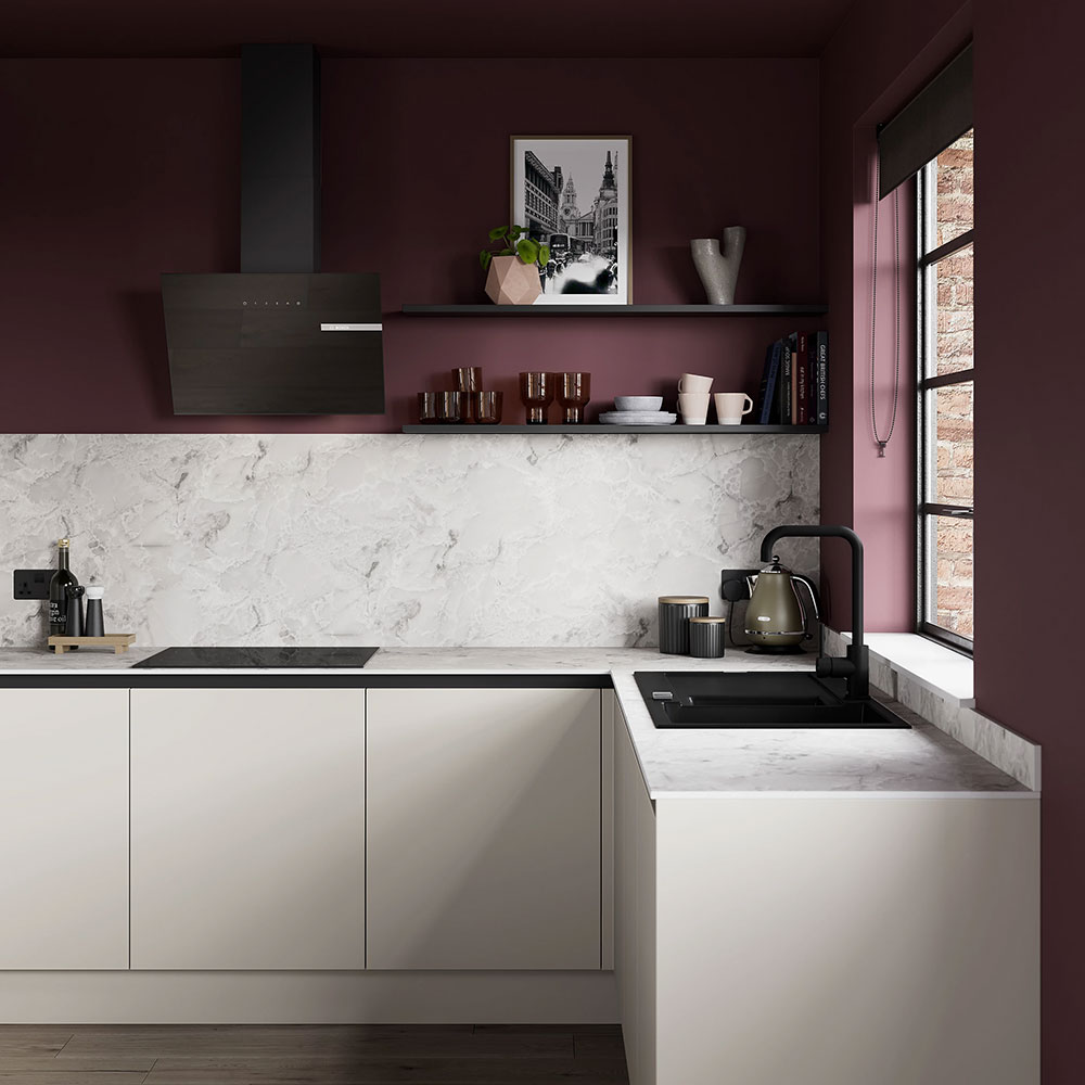 Panou usa GOODHOME Stevia, 64 x 240 x 1.8 cm, MDF, bej