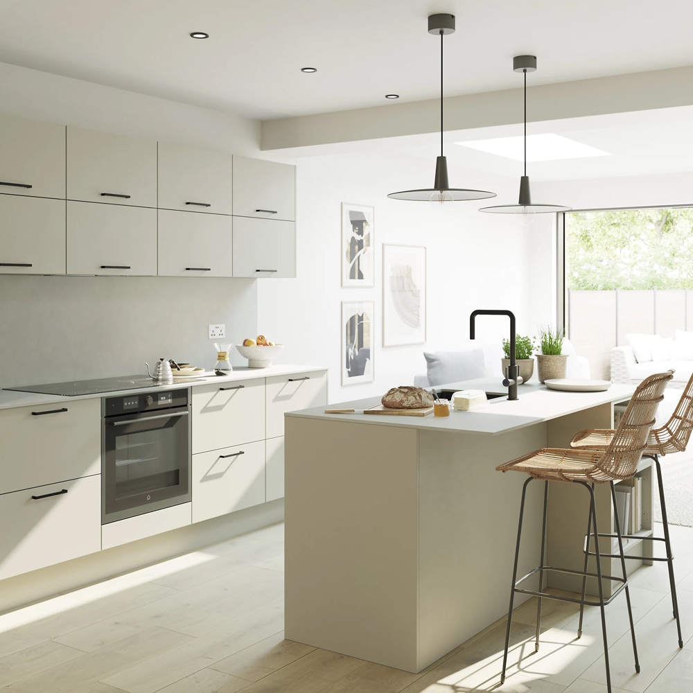 Front usa GOODHOME Stevia, MDF, 60 x 34 x 1.8 cm, bej
