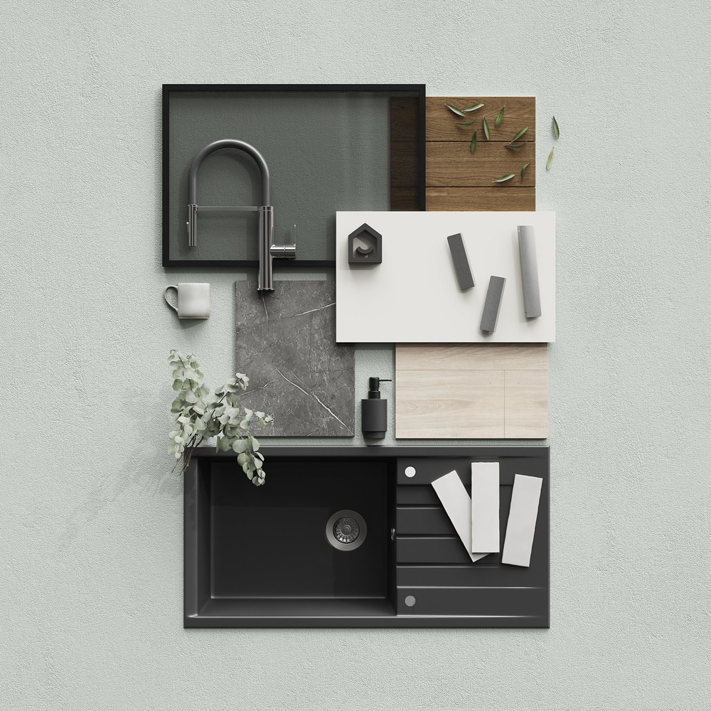Front usa GOODHOME Stevia, MDF, 30 x 34 x 1.8 cm, bej