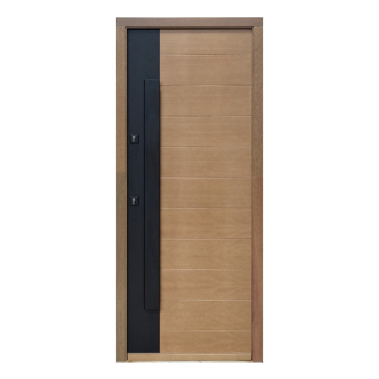 Usa de exterior pentru casa, lemn, stejar, dreapta, 205 x 88 cm  Fortia Sassel