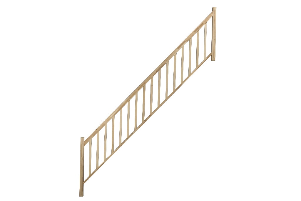 Balustrada fag, cu balustri verticali din fag  Siderno