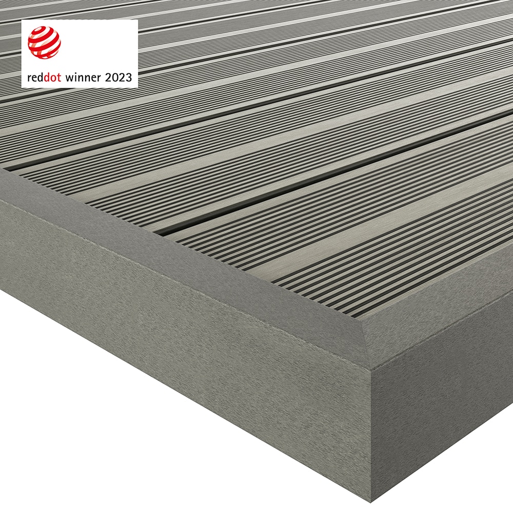 Profil de inchidere Klikstrom, WPC, taupe, 2.2 m