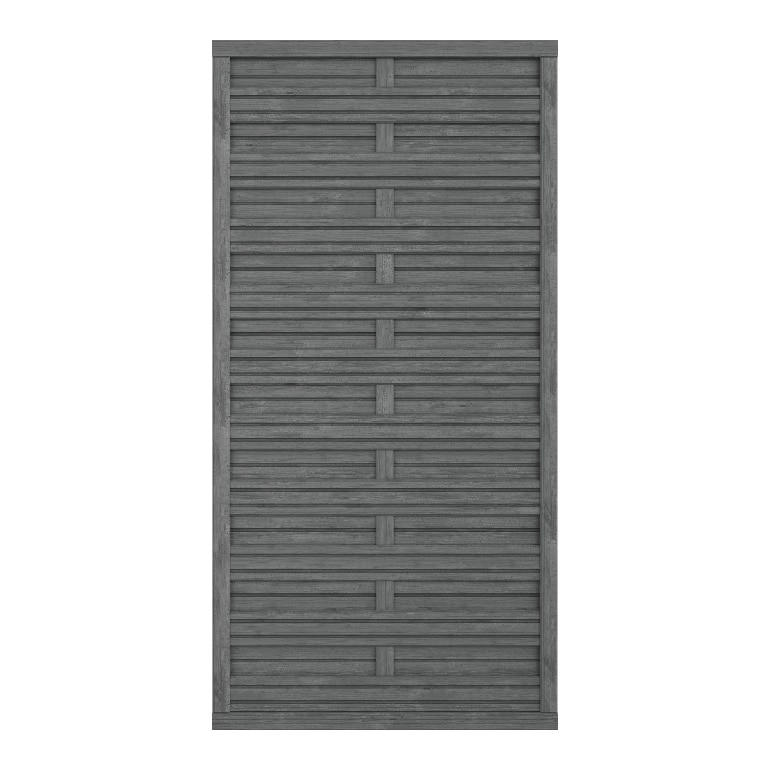 Panou gard din lemn, 90 x 180 x 3.5 cm, antracit  Ozora