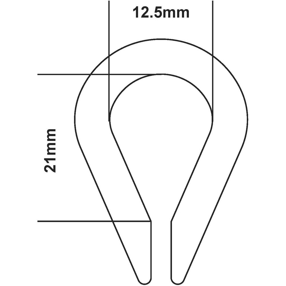 Rodanta DIALL, 3mm, otel, 2 bucati