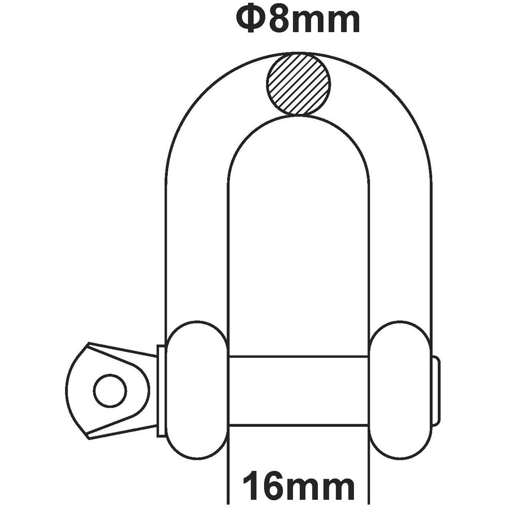 Cheie de tachelaj DIALL, 8mm, otel, 2 bucati
