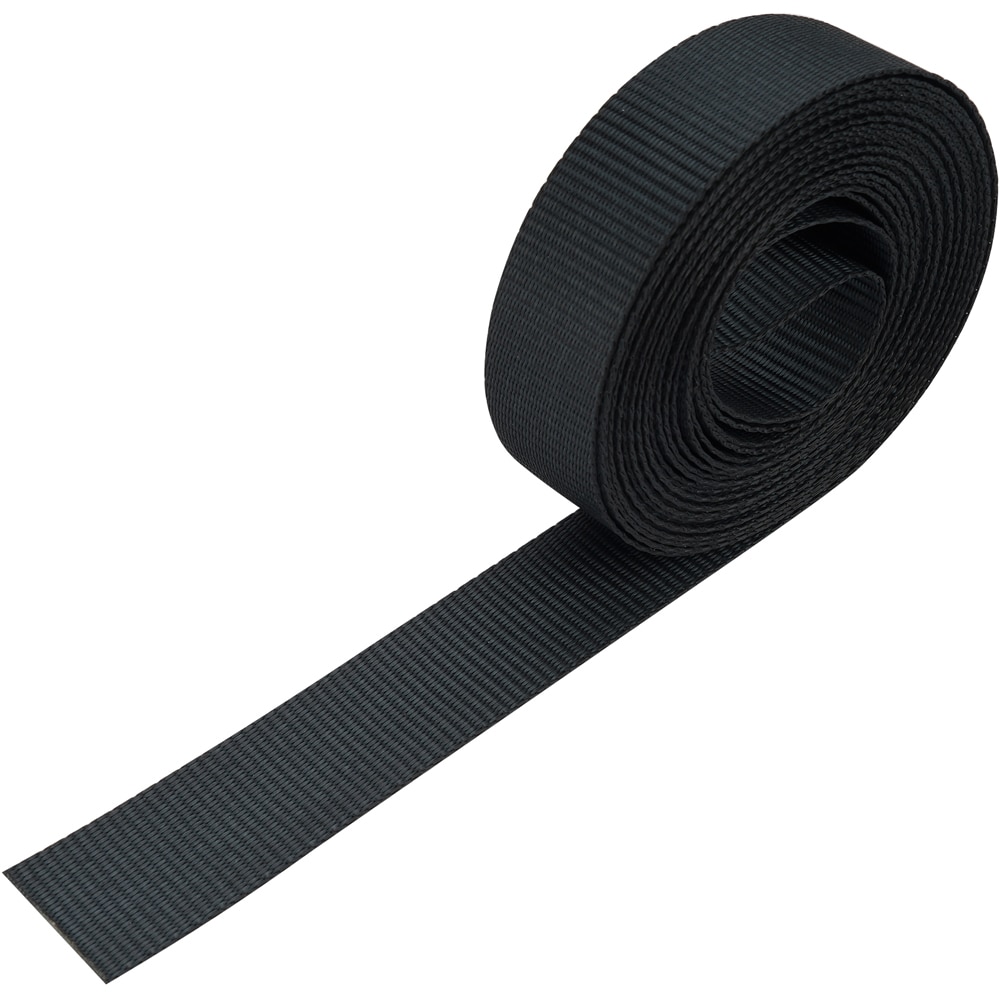 Chinga SMITH AND LOCKE, poliester, 25mm x 5m, negru