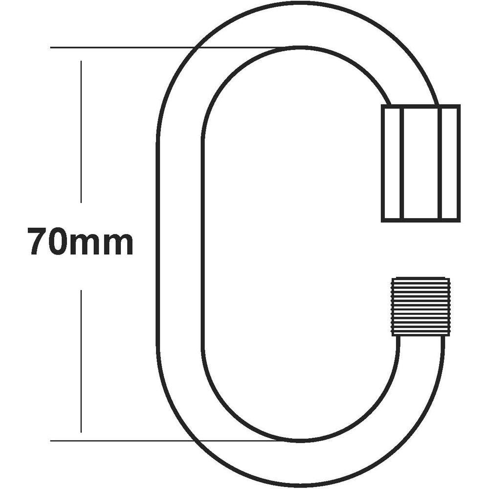 Carabina rapida DIALL, 10x90mm, otel, 2 bucati