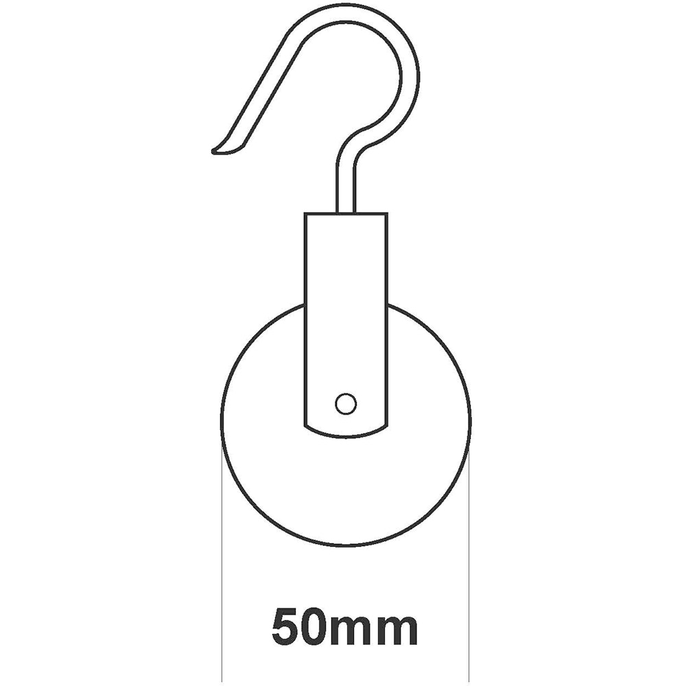Scripete cu carlig DIALL ACC101, 50mm, 200Kg