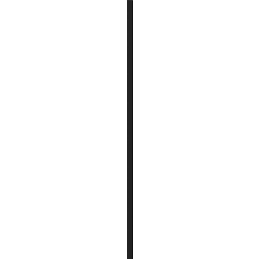 Front usa GOODHOME Winterana, aluminiu, 50 x 89.5 x 0.2 cm, negru
