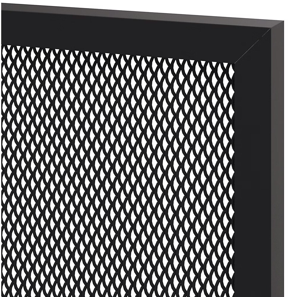 Front usa GOODHOME Winterana, otel mesh, aluminiu, 60 x 35.6 x 2 cm, negru