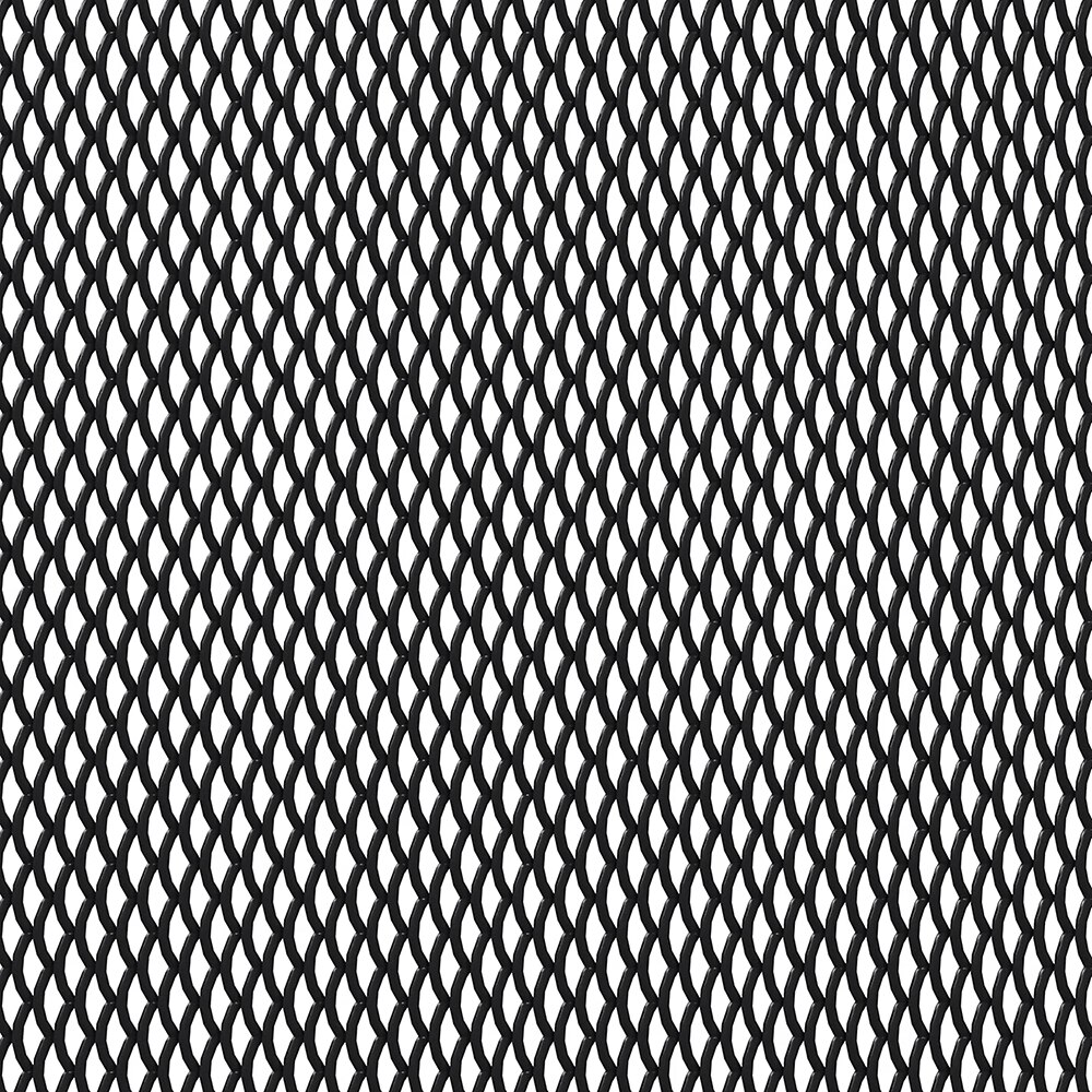Front usa GOODHOME Winterana, otel mesh, aluminiu, 60 x 35.6 x 2 cm, negru