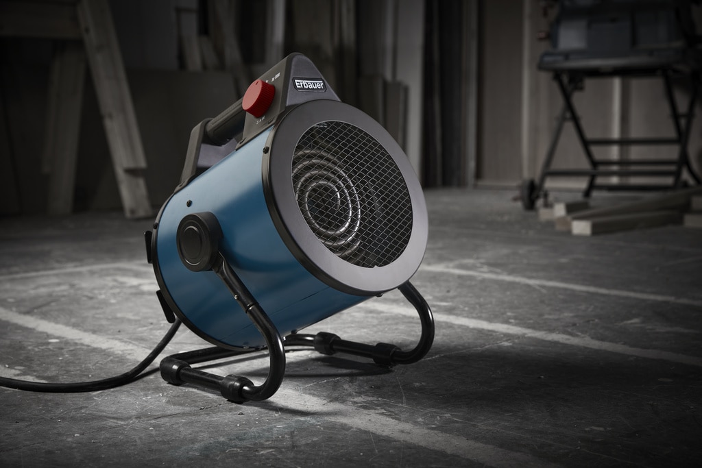 Aeroterma industriala Erbauer, 3000W, albastru