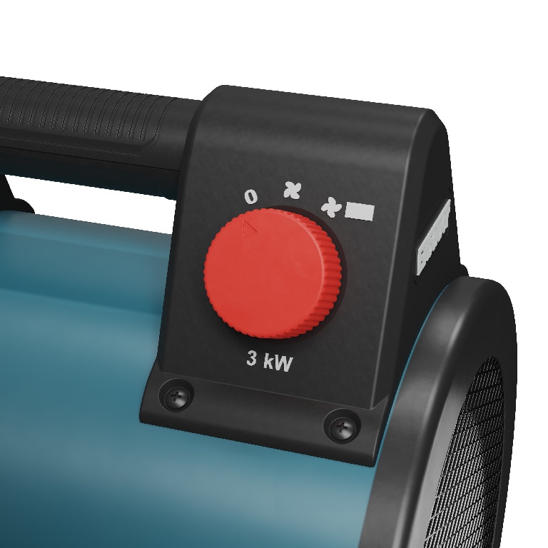 Aeroterma industriala Erbauer, 3000W, albastru