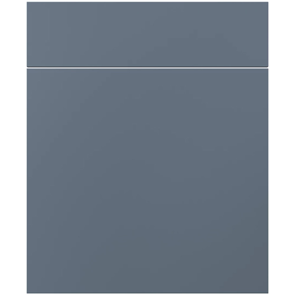 Front usa GOODHOME Alisma, MDF, 60 x 71.5 cm, albastru mat