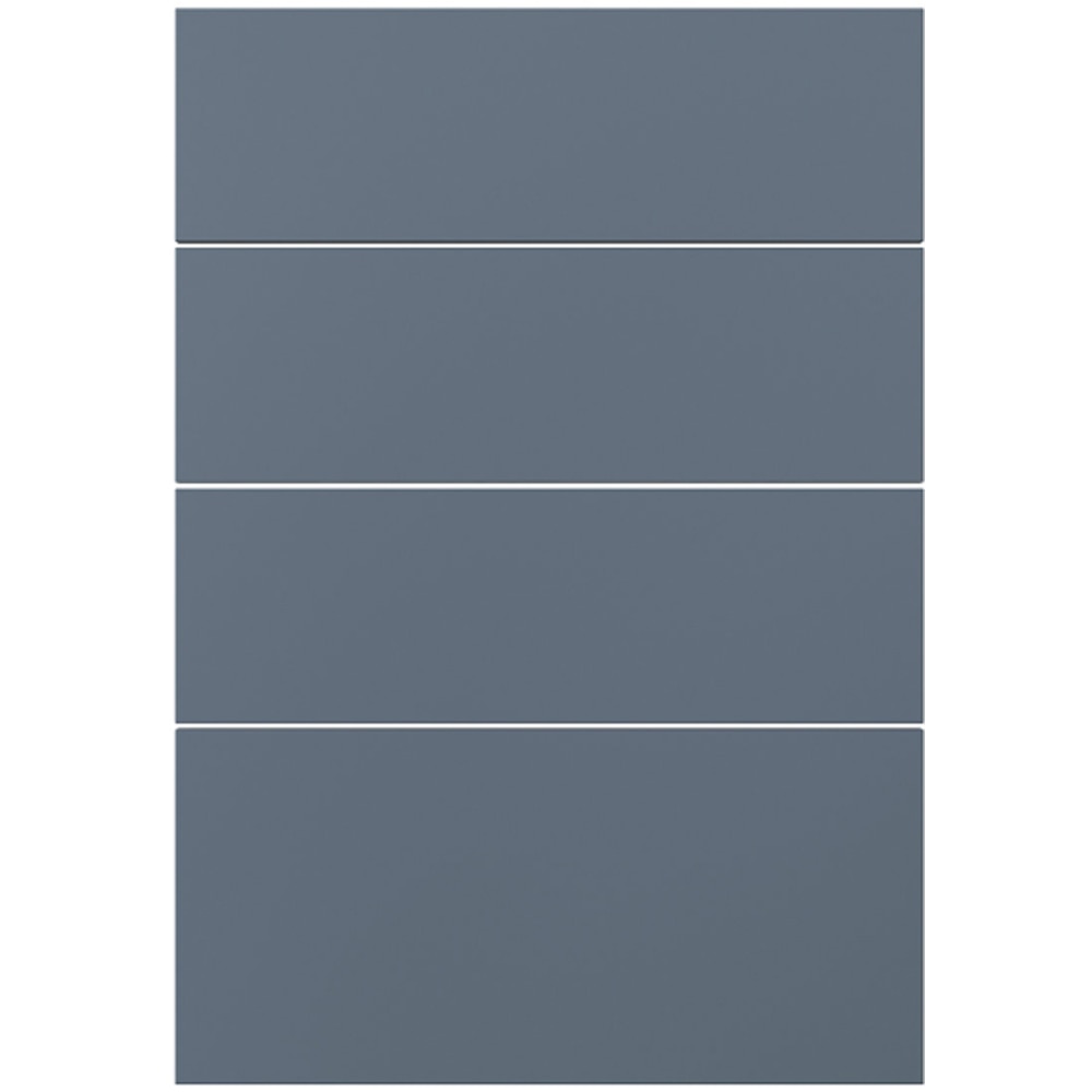 Front usa GOODHOME Alisma, MDF, 50 x 71.5 cm, albastru mat