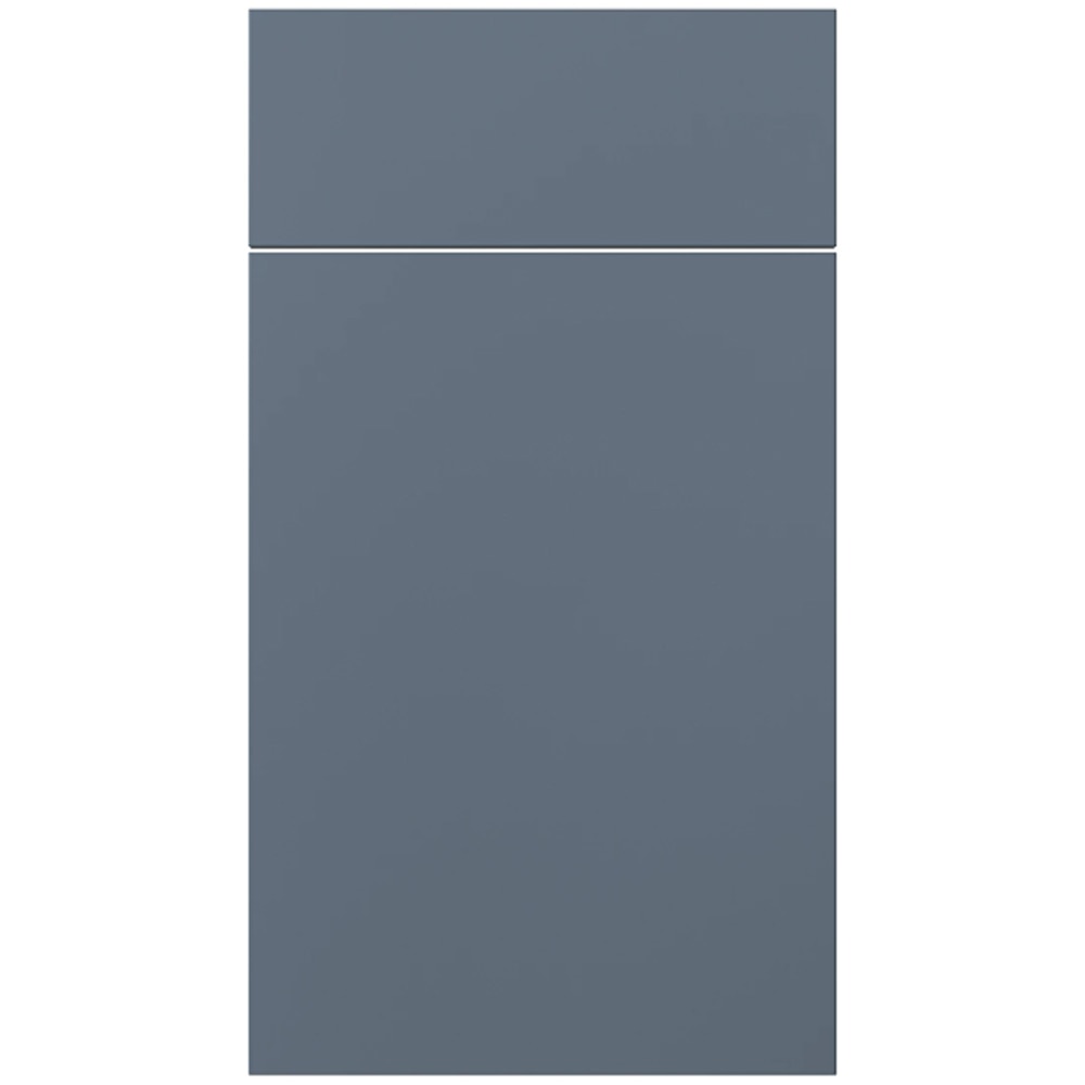 Front usa GOODHOME Alisma, MDF, 40 x 71.5 cm, albastru mat