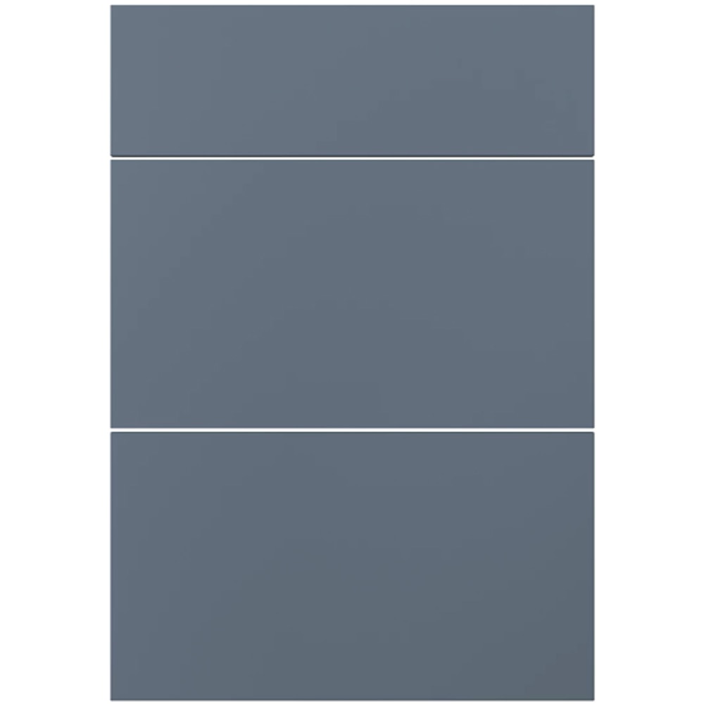 Front usa GOODHOME Alisma, MDF, 50 x 71.5 cm, albastru mat