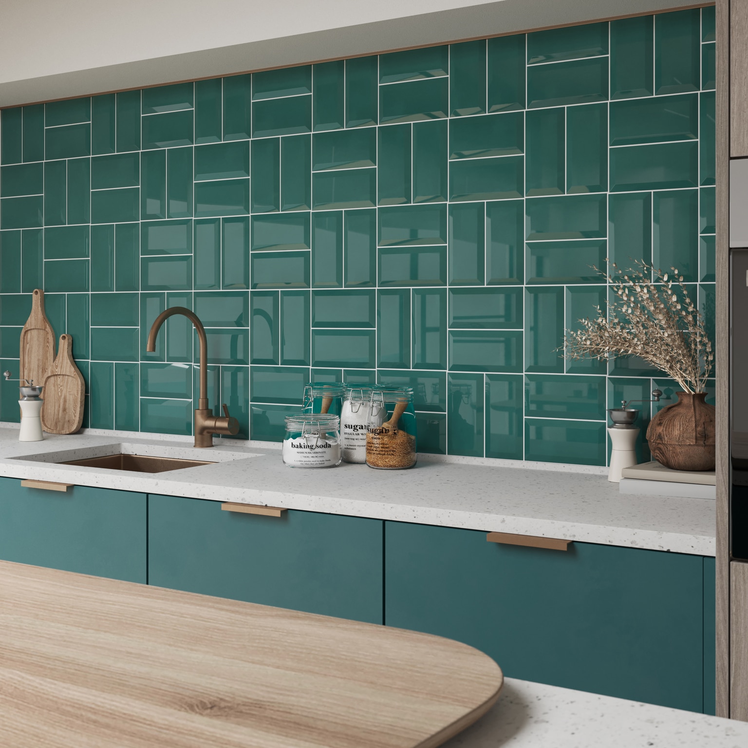 Faianta interior, verde, 20 x 10 cm, suprafata 0.8 mp  Trentie