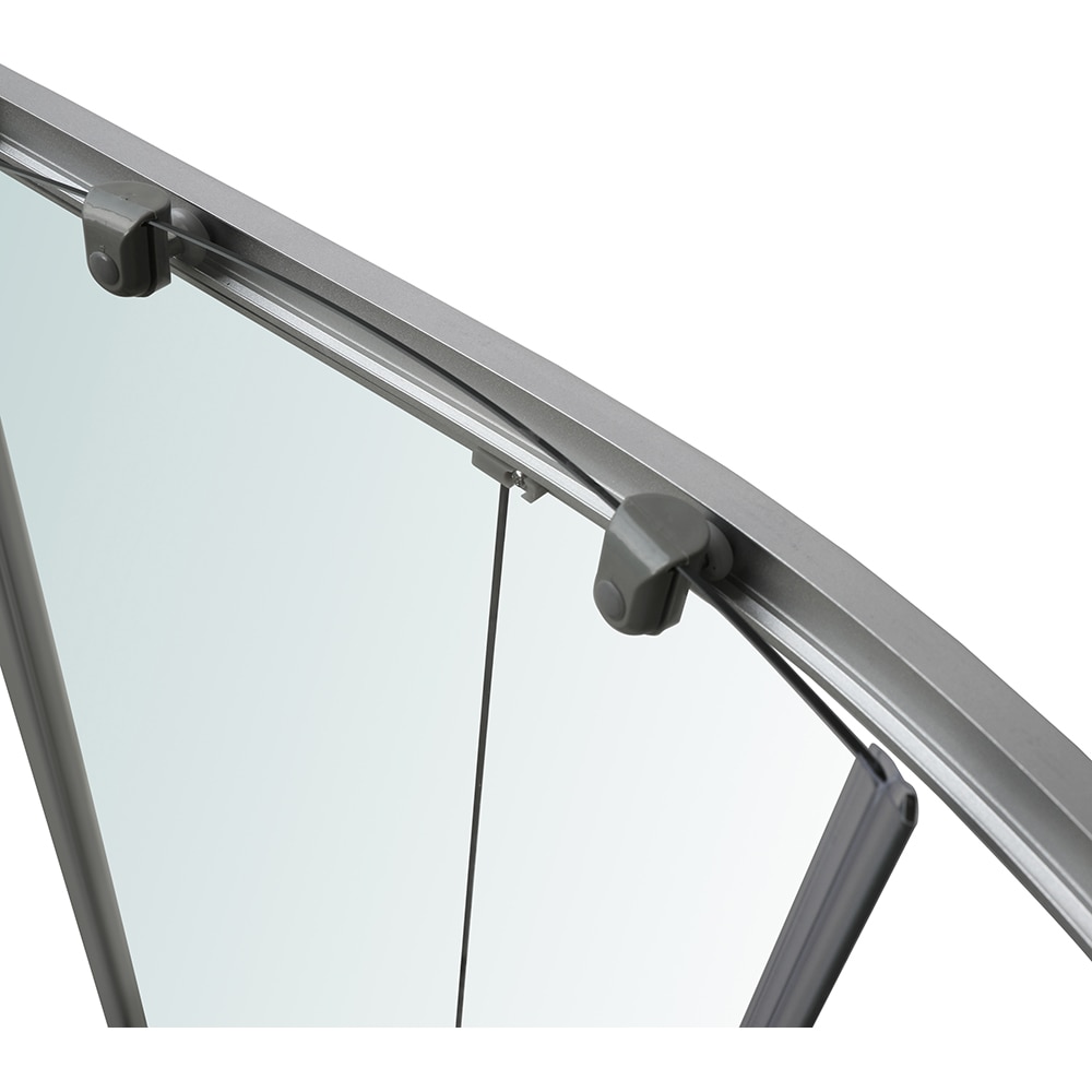 Cabina dus standard Arkell, semirotunda, 80 x 80 x 192 cm, sticla securizata 4mm, profil crom