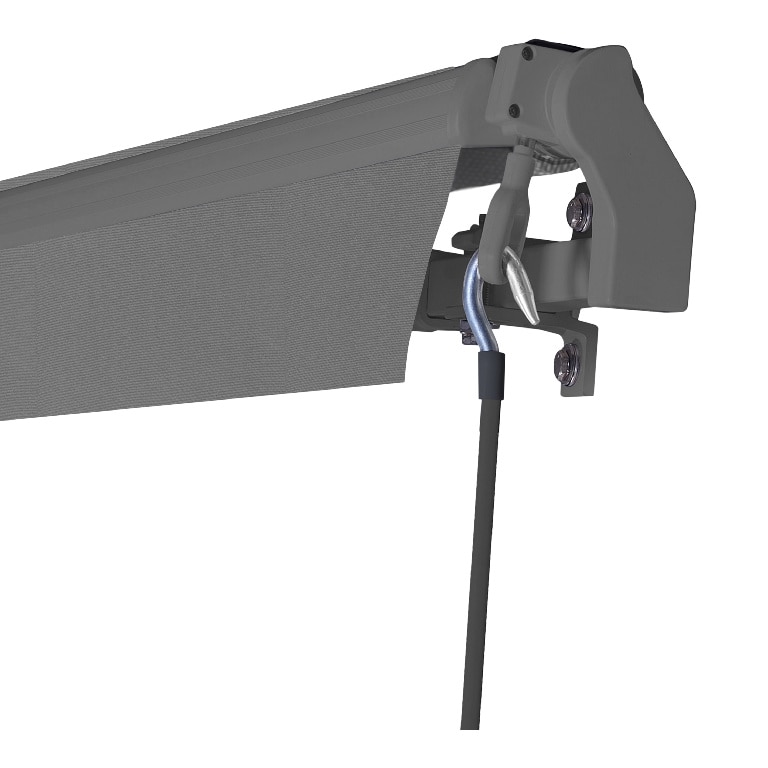 Copertina retractabila manuala, antracit, cadru aluminiu, 392 x 300 cm  Klikstrom