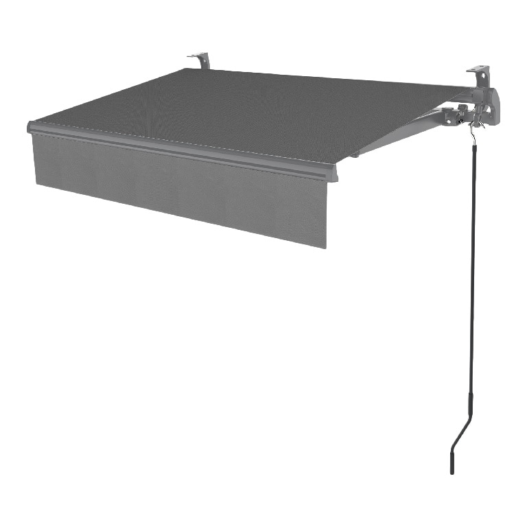 Copertina retractabila manuala, antracit, cadru aluminiu, 292 x 250 cm  Klikstrom