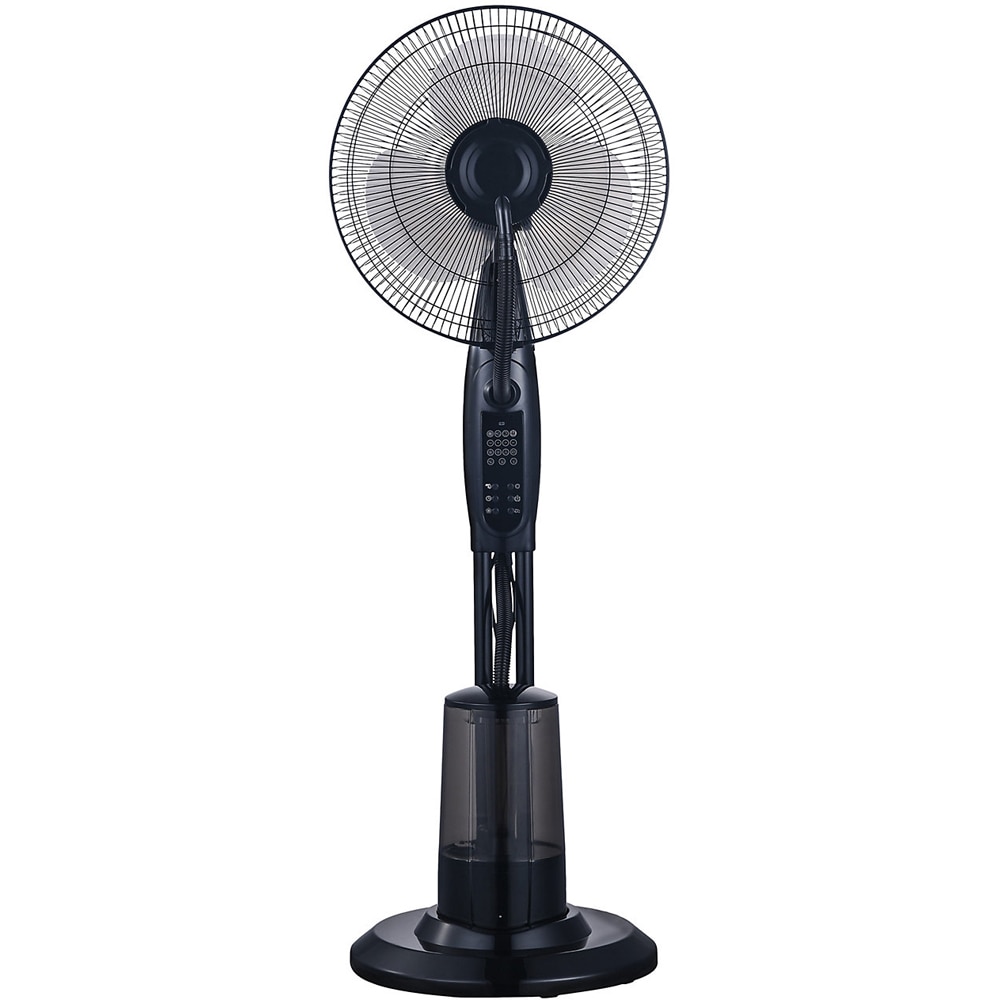 Ventilator cu pulverizare, 3 trepte de viteza, 75W, negru