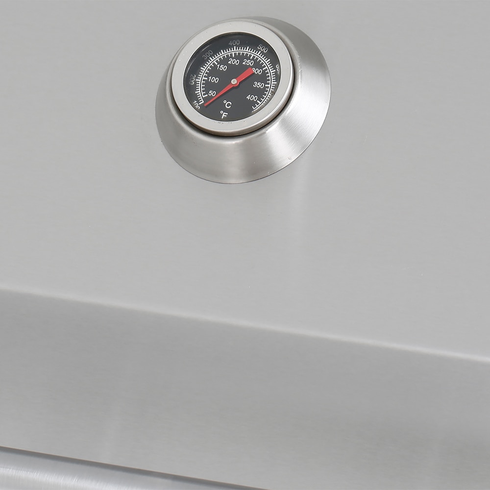 Gratar gaz GOODHOME BBQ , 4 role, negru