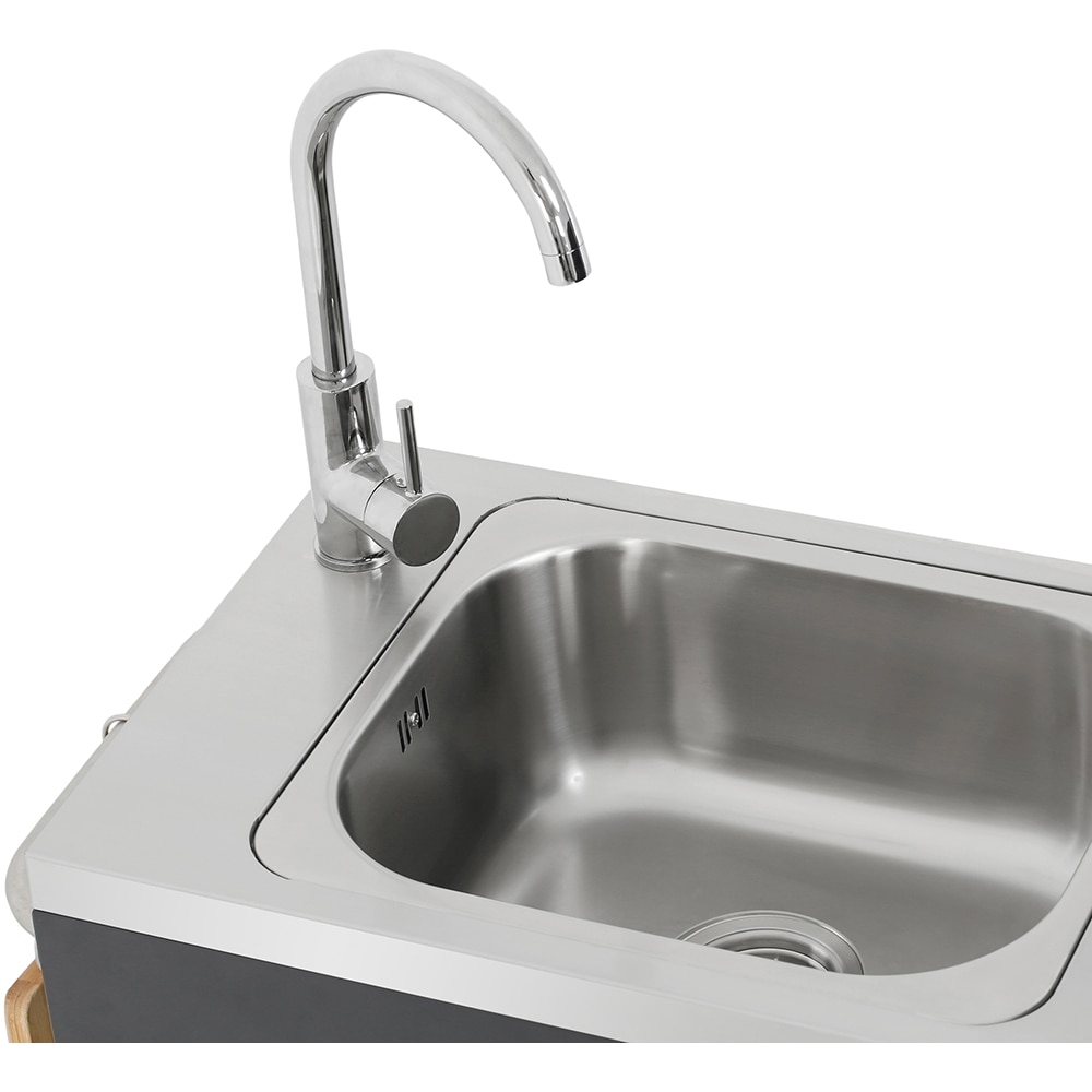 Gratar gaz GOODHOME BBQ , 4 role, negru