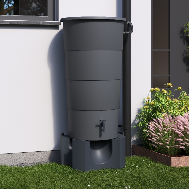 Rezervor apa pluviala, antracit, 200 L