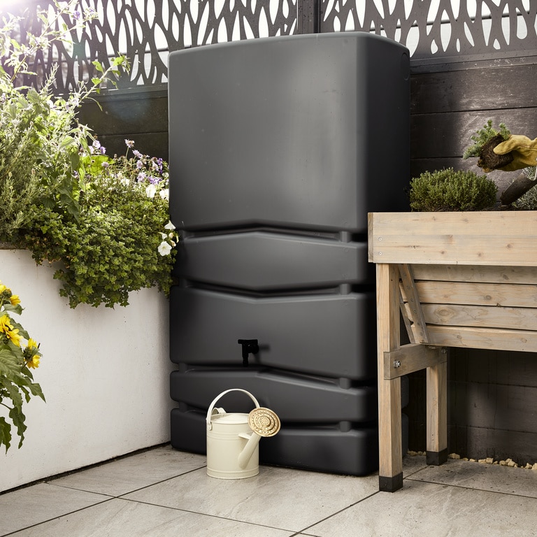 Rezervor apa pluviala, antracit, 350 L