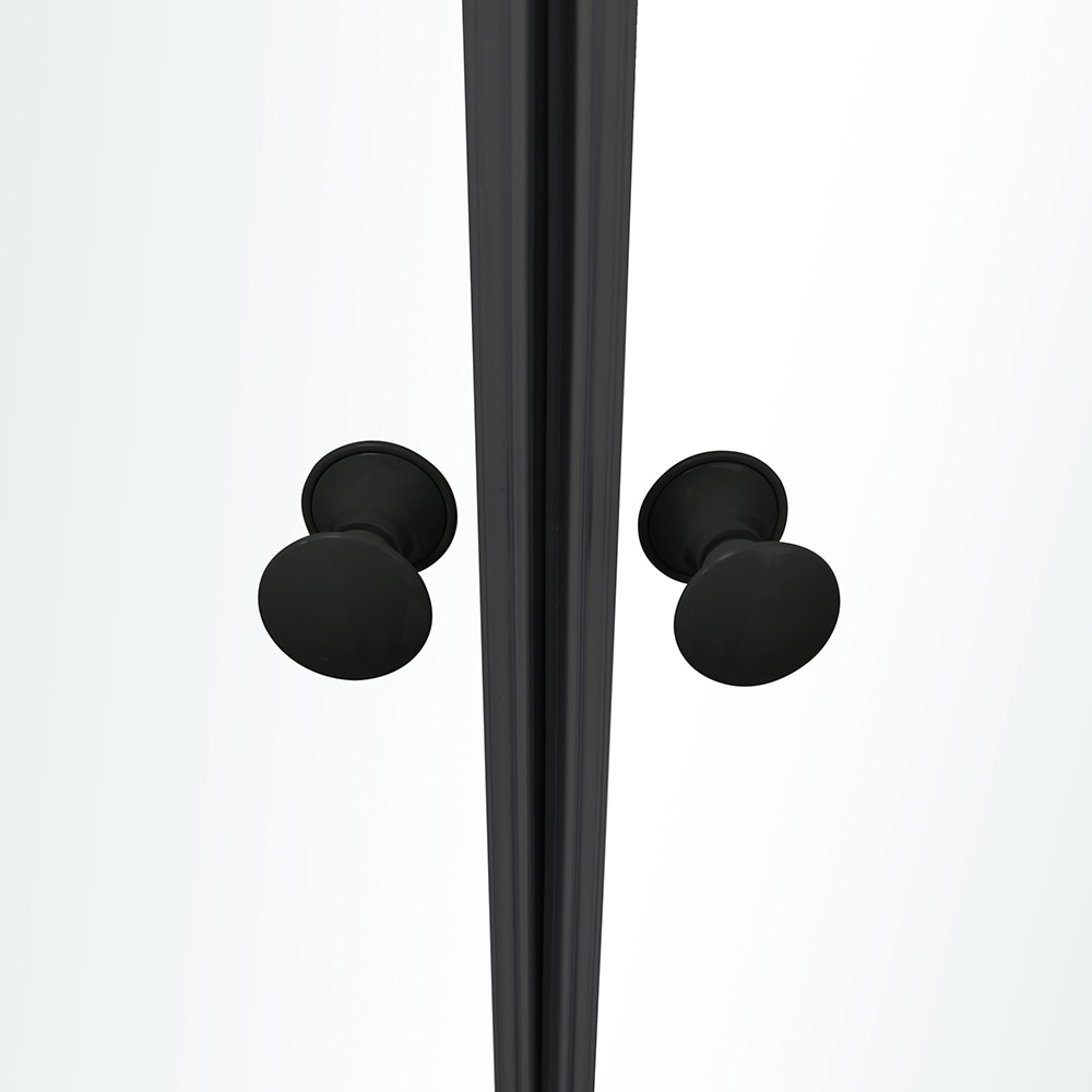 Cabina dus standard Arkell SE-A107MBM, semirotunda, aluminiu, sticla securizata 4mm, 90 x 90 x 192 cm, profil negru