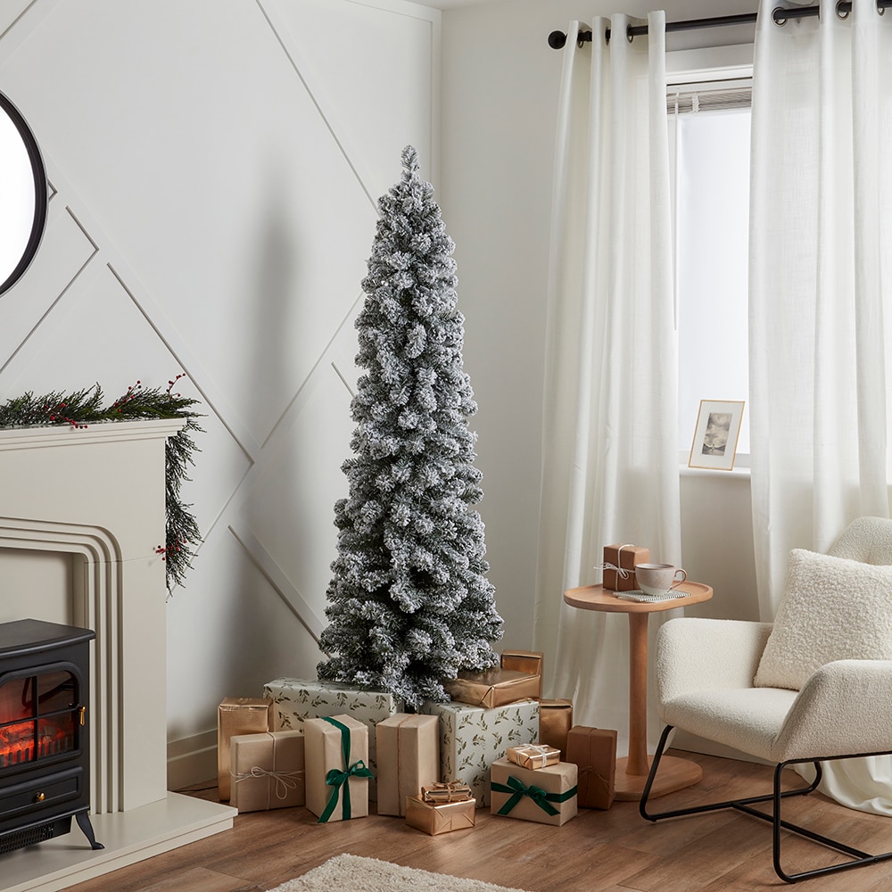 Brad artificial de Craciun Olan, 183 cm, PVC, verde