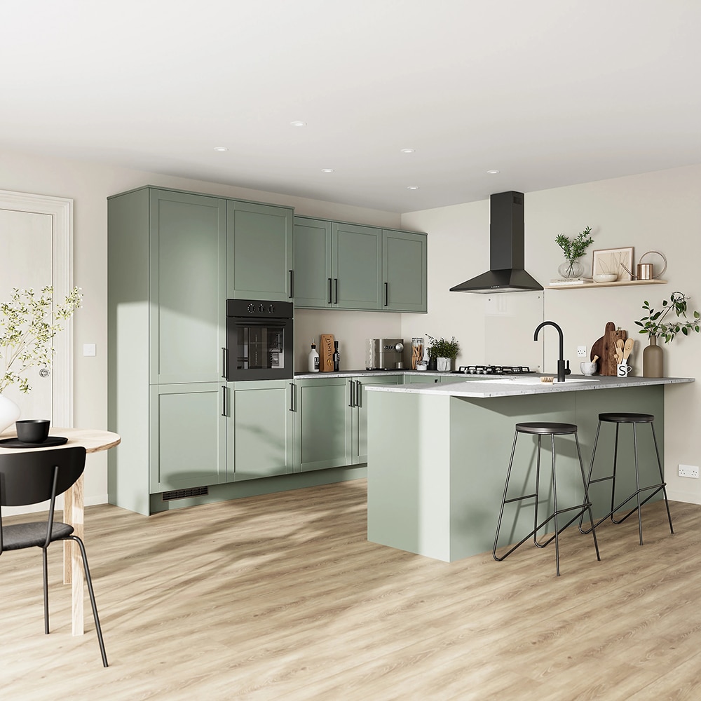 Front usa GOODHOME Ashmead, 29.7 x 71.5 cm, verde mat