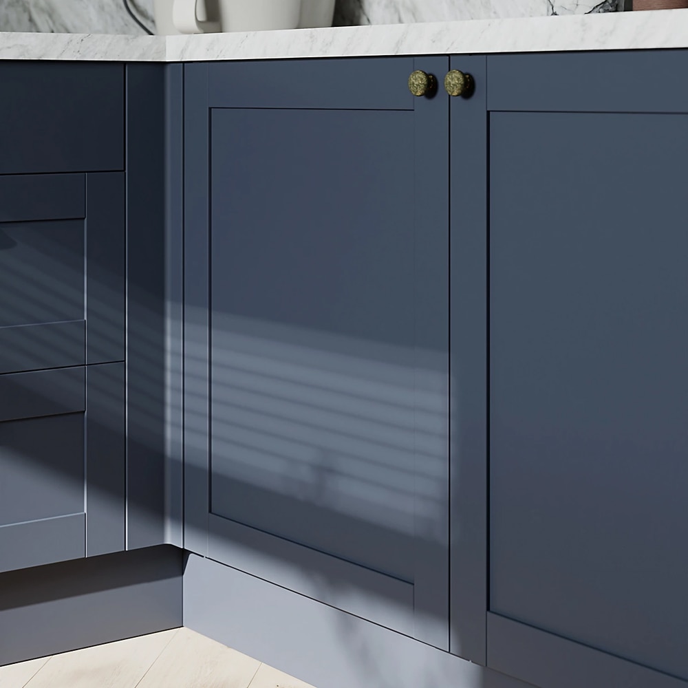 Element colt bucatarie GOODHOME Ashmead, 57 x 71.5 cm, albastru mat