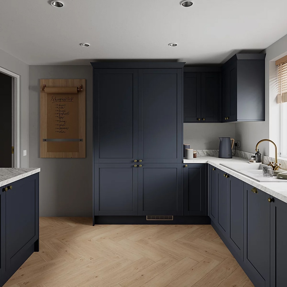 Element colt bucatarie GOODHOME Ashmead, 57 x 71.5 cm, albastru mat